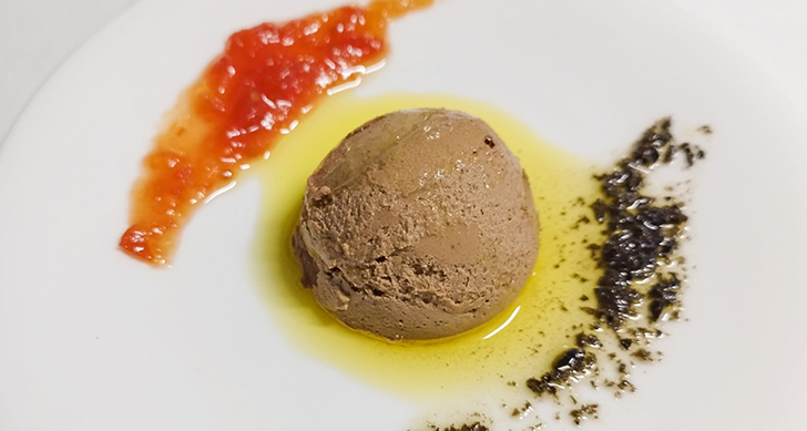 2 - Paté de Perdiz con Picadillo de Aceitunas